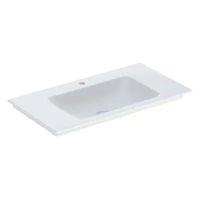 Geberit ONE - Umyvadlo nábytkové 900x480x140 mm, bez přepadu, s otvorem pro baterii, KeraTect, b