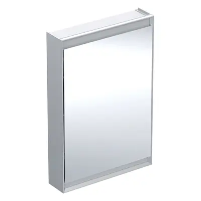 Geberit ONE - Zrcadlová skříňka s LED osvětlením, 600x900x150 mm, panty vpravo, hliník 505.811.0