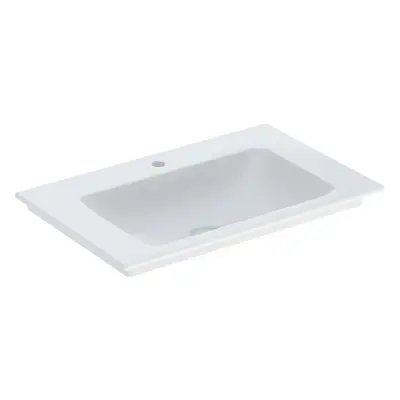 Geberit ONE - Umyvadlo nábytkové 750x480x140 mm, bez přepadu, s otvorem pro baterii, KeraTect, b