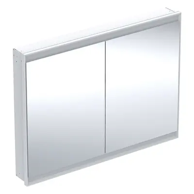 Geberit ONE - Zrcadlová skříňka s LED osvětlením, 1200x900x150 mm, 2 dvířka, vestavná, bílá 505.