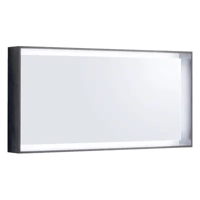 Geberit Citterio - Zrcadlo 1184x584 mm s LED osvětlením, šedohnědý dub 500.570.JJ.1