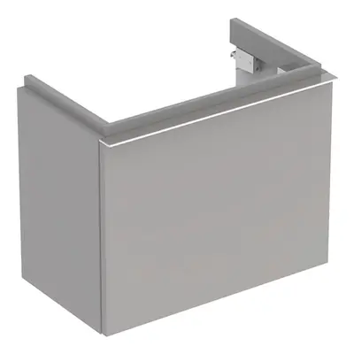 Geberit iCon xs - Spodní skříňka pod umývátko, 520x420x308 mm, platinová lesklá 840054000