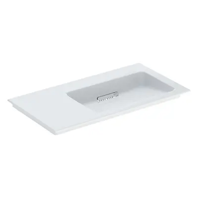 Geberit ONE - Umyvadlo nábytkové 900x480x131 mm, skrytý přepad, bez otvoru pro baterii, vodorovn