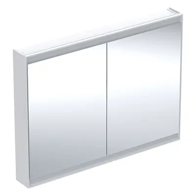 Geberit ONE - Zrcadlová skříňka s LED osvětlením, 1200x900x150 mm, 2 dvířka, bílá 505.815.00.2