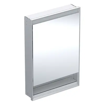 Geberit ONE - Zrcadlová skříňka s LED osvětlením, 600x900x150 mm, panty vpravo, s nikou, vestavn