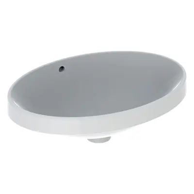 Geberit VariForm - Umyvadlo zápustné 550x400 mm, s přepadem, bílá 500.716.01.2