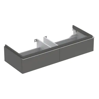 Geberit iCon - Skříňka pod dvojumyvadlo 1200 mm, 2 zásuvky, lávová 841121000