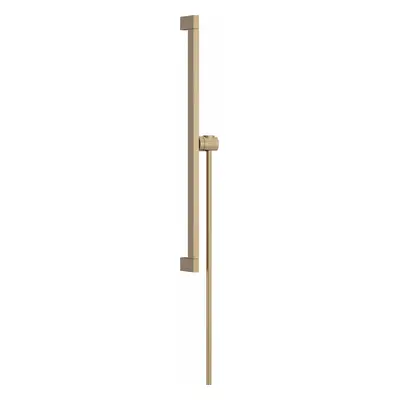 Hansgrohe Unica - Sprchová tyč 66 cm, se sprchovou hadicí, kartáčovaný bronz 24404140