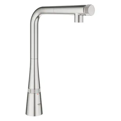 Grohe Zedra SmartControl - Dřezová baterie s výsuvnou koncovkou, SmartControl, supersteel 31593D