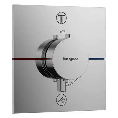 Hansgrohe ShowerSelect Comfort - Termostatická baterie pod omítku, pro 2 spotřebiče, chrom 15572