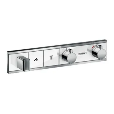 Hansgrohe RainSelect - Termostatická sprchová baterie pod omítku, pro 2 výstupy, bílá/chrom 1535