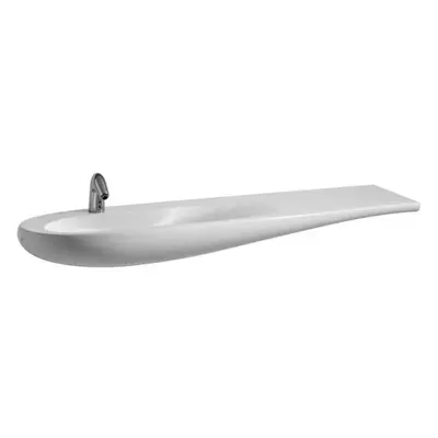 Laufen Il Bagno Alessi One - Nábytkové umyvadlo 1600x500 mm, bez otvoru pro baterii, s LCC, bílá