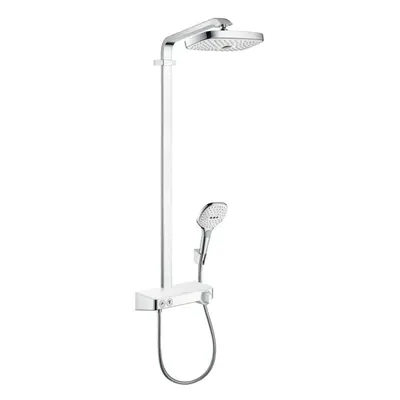 Hansgrohe Raindance Select E - Sprchový set s termostatem ShowerTablet, 300 mm, 2 proudy, bílá/c