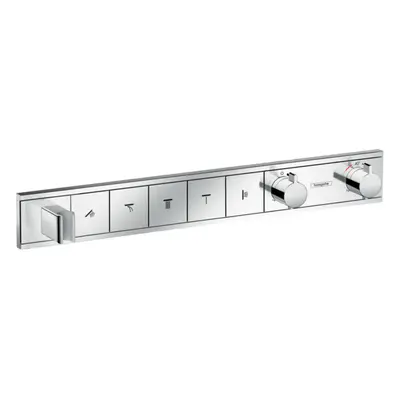 Hansgrohe RainSelect - Baterie pod omítku pro 5 spotřebičů, chrom 15358000