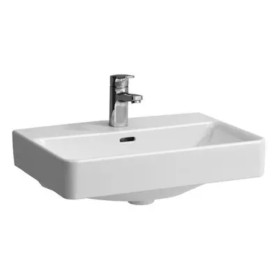 Laufen Pro S - Umyvadlo Compact, 550x380 mm, 1 otvor pro baterii, s LCC, bílá H8179584001041