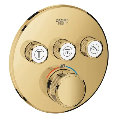 Grohe Grohtherm SmartControl - Termostatická sprchová podomítková baterie, 3 ventily, Cool Sunri