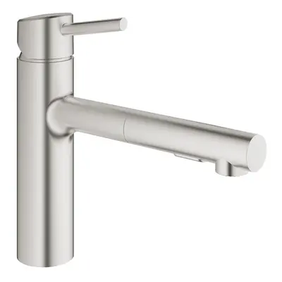 Grohe Concetto - Páková dřezová baterie, supersteel 30273DC1