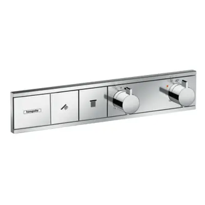 Hansgrohe RainSelect - Baterie pod omítku pro 2 spotřebiče, chrom 15380000