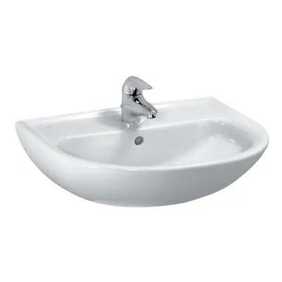 Laufen Pro - Umyvadlo, 650x500 mm, 1 otvor pro baterii, s LCC, bílá H8109534001041