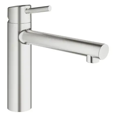 Grohe Concetto - Páková dřezová baterie, supersteel 31128DC1