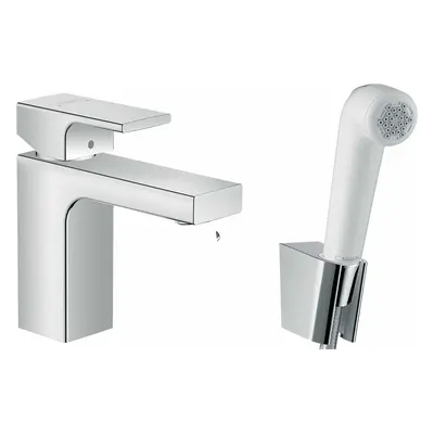 Hansgrohe Vernis Shape - Umyvadlová baterie s ruční sprchou Bidette, chrom 71216000