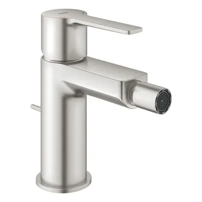 Grohe Lineare - Bidetová baterie s výpustí, supersteel 33848DC1