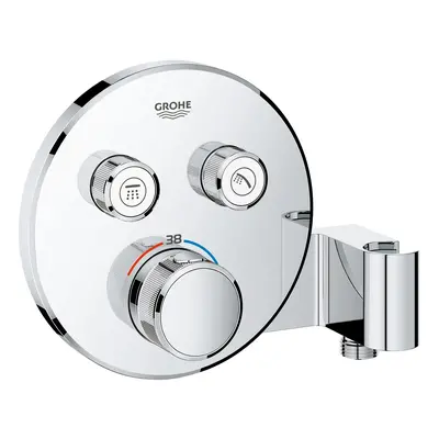 Grohe Grohtherm SmartControl - Termostatická sprchová podomítková baterie, 2 ventily, s držákem 