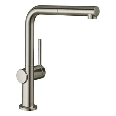 Hansgrohe M54 - Dřezová baterie Talis s výsuvnou koncovkou, sBox, vzhled nerezu 72809800