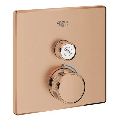 Grohe Grohtherm SmartControl - Termostatická sprchová baterie pod omítku s 1 ventilem, kartáčova