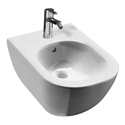 Jika Mio - Závěsný bidet, otvor pro baterii, s postranními otvory, bílá H8317120003041