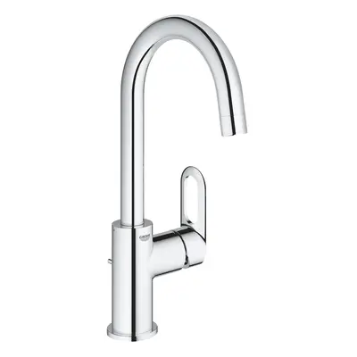 Grohe BauLoop - Umyvadlová baterie s výpustí a otočným výtokem, chrom 23763000