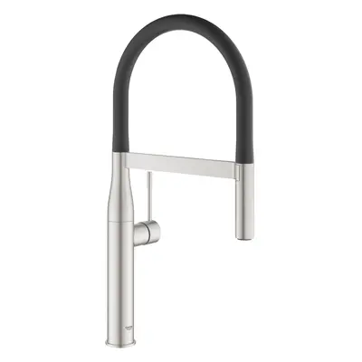 Grohe Essence - Dřezová baterie s flexibilním ramenem s přepínačem, supersteel 30294DC0