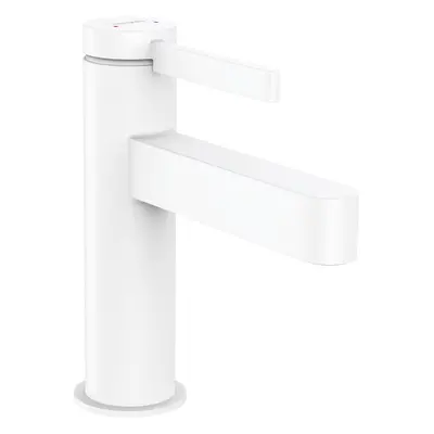 Hansgrohe Finoris - Umyvadlová baterie 100, výpustí Push-Open, EcoSmart, matná bílá 76010700