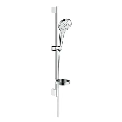 Hansgrohe Croma Select S - Sprchová souprava Vario 0,65m s mýdlenkou Casetta, bílá/chrom 2656640