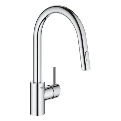 Grohe Concetto - Dřezová baterie s výsuvnou sprškou, chrom 31483002