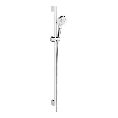 Hansgrohe Crometta - Sprchová souprava 100, EcoSmart 9 l/min, sprchová tyč 900 mm, bílá/chrom 26