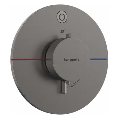 Hansgrohe ShowerSelect Comfort - Termostatická baterie pod omítku, kartáčovaný černý chrom 15553