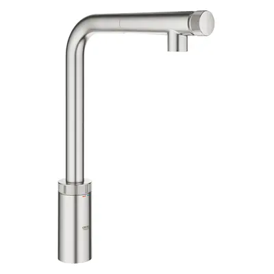 Grohe Minta SmartControl - Dřezová baterie s výsuvnou koncovkou, SmartControl, supersteel 31613D