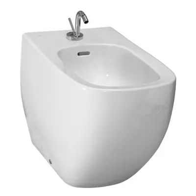 Laufen Palomba Collection - Stojící bidet, s 1 otvorem pro baterii, boční přívod vody, s LCC, bí