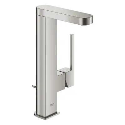 Grohe Plus - Umyvadlová baterie L, s výpustí a výsuvnou koncovkou, supersteel 23843DC3