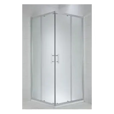 Jika Cubito Pure - Sprchový kout 880-898x880-898 mm, Jika Perla Glass, stříbrná/sklo arctic H251