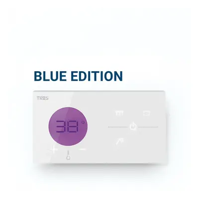 TRES EXCLUSIVE - Zapuštěné elektronické termostatické ovládání Shower Technology Blue Edition 49