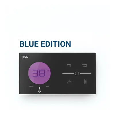 TRES EXCLUSIVE - Zapuštěné elektronické termostatické ovládání Shower Technology Blue Edition 49