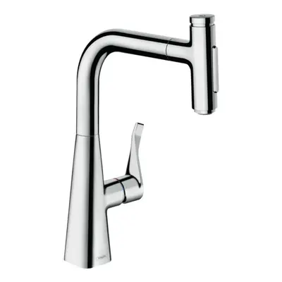 Hansgrohe M71 - Dřezová baterie M7117-H240 s výsuvnou sprškou, sBOX, chrom 73817000