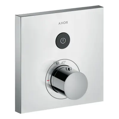 Axor ShowerSelect - Termostat s podomítkovou instalací, hranatá verze, 1 spotřebiče, chrom 36714