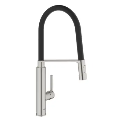 Grohe Feel - Dřezová baterie s flexibilním ramenem, supersteel 31489DC0