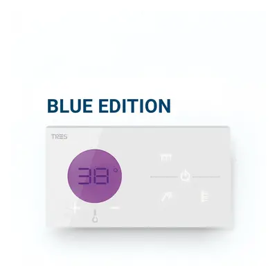 TRES EXCLUSIVE - Zapuštěné elektronické termostatické ovládání Shower Technology Blue Edition 49