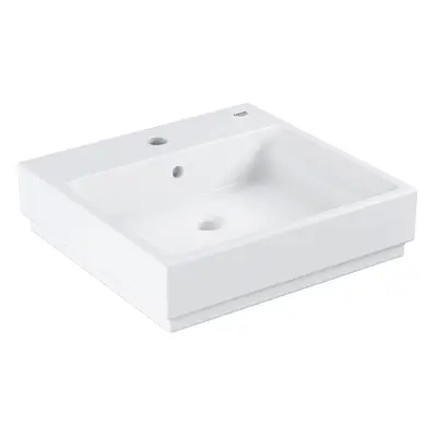 Grohe Cube Ceramic - Umyvadlo s přepadem, 500x490 mm, PureGuard, alpská bílá 3947400H