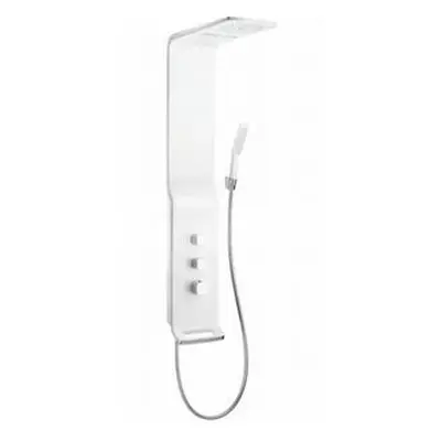 Hansgrohe Raindance New - Sprchový panel Lift 180 2jet, matný chrom 27008000