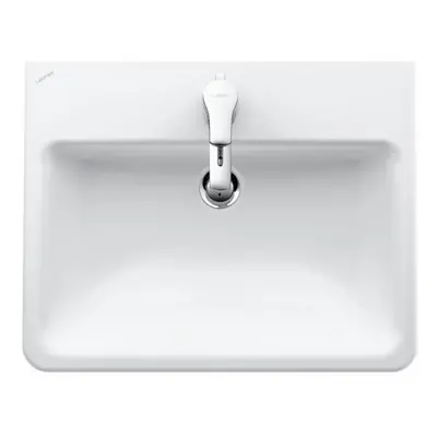 Laufen Pro S - Zápustné umyvadlo, 560x440 mm, 1 otvor pro baterii, s LCC, bílá H8189634001041